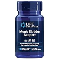 Life Extension Mens Bladder Control - Prostate & Bladder Health Supplement - For Support Urination & Sleep Patterns with Melatonin, Beta Sitosterol - Non-GMO, Gluten-Free, Vegetarian - 30 Capsules