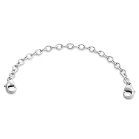 Belcho USA Sterling Silver 4mm Necklace Bracelet Safety Chain 2