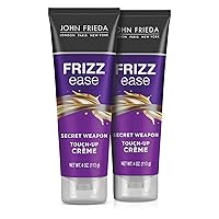 Anti Frizz, Frizz Ease Secret Weapon Touch Up Hair Cream, Anti-Frizz Styling Cream, Helps to Calm and Smooth Frizz-prone Hair, 4 oz (Pack of 2)