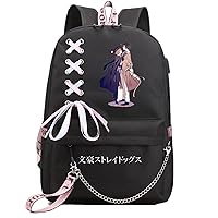 Anime Bungo Stray Dogs Backpack Shoulder Bag Bookbag School Bag Daypack Color18