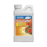 Monterey - Grass Getter - Selective Post Emergent Herbicide - Kills Weedy Grasses, Sethoxydim Herbicide - Apply Using Sprayer - 8oz Concentrate