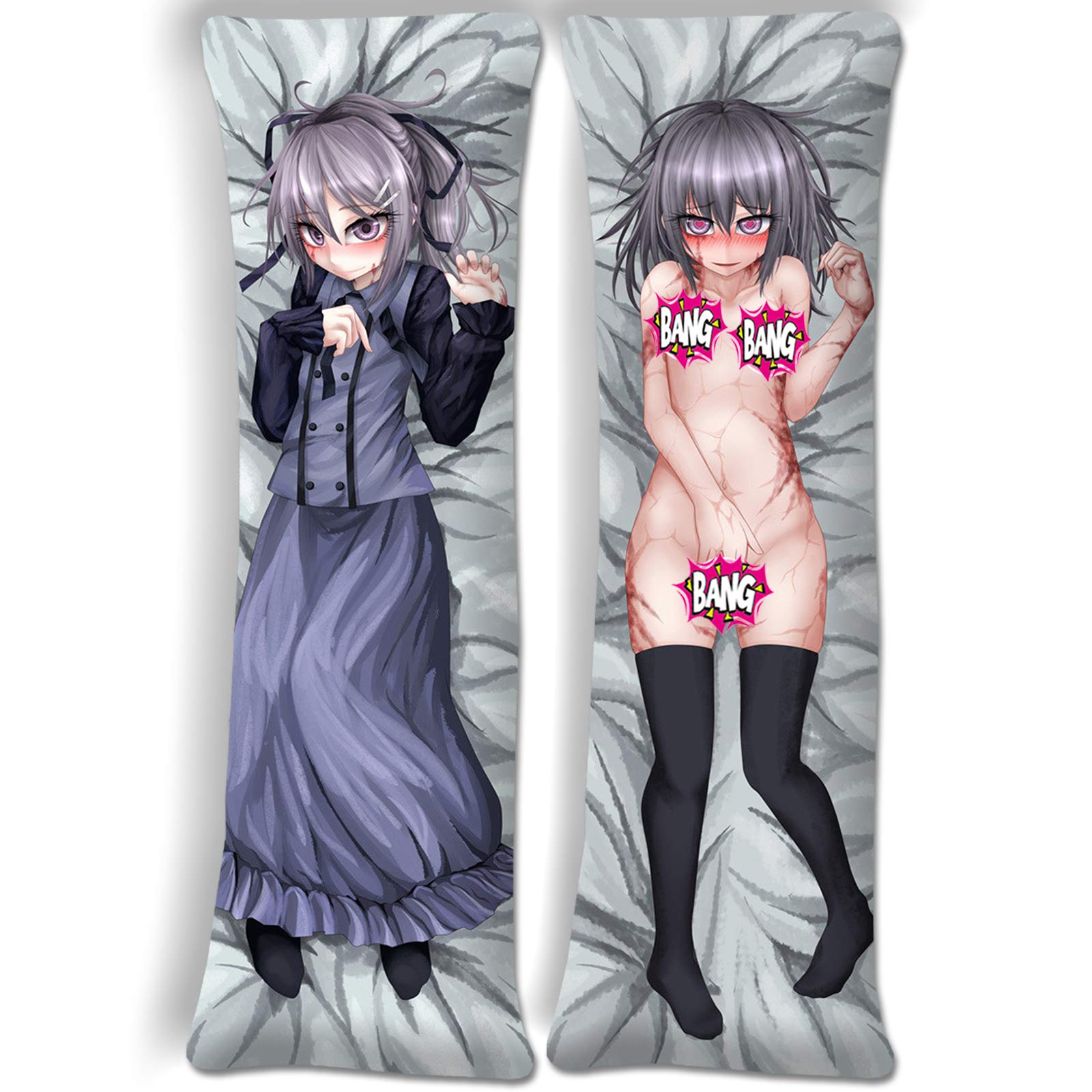 Life with A Slave Teaching Feeling Sylvie Body Pillow Cover Anime Wholesome Dakimakura Pillow Cover 150x50cm(59inx19.6in) 2 Way Tricot