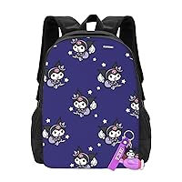 Ku Romi Anime Character Casual Backpack Cartoon Backpack For Polyester Large Capacity Laptop Backpack Anime 3d Printed Pattern Daypack