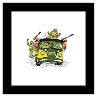 Trends International Gallery Pops Nickelodeon Teenage Mutant Ninja Turtles - Party Wagon Wall Art Wall Poster, 12