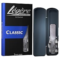 Légère Reeds - Bb Clarinet Reed, Classic, Strength 3.50 (BB3.50) - Premium Synthetic Woodwind Reed