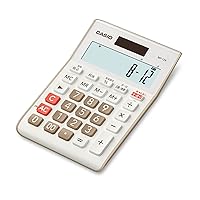 Casio MP-12R-BE-N Remainder Calculator with 12 Digits, Days & Time Calculation, Mini Just Type, Beige, Eco Mark Certified