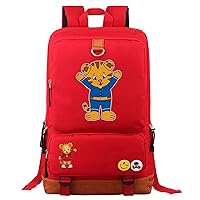 Daniel the Tiger's Daypack Laptop Knapsack-Large Capacity Travel Rucksack Lightweight Graphic Bookbag for Student