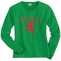 Threadrock Women's Lion of Scotland Long Sleeve T-Shirt