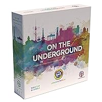 On The Underground: London/Berlin Deluxe Edition - Train Route Building, Strategy Board Game, 2 City Maps, Age 14+, 2-5 Players, 60 Min