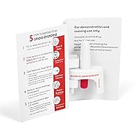 Training Device for Naloxone Nasal Spray | for Use in First Aid Training for Opioid Overdose | Reusable | Includes Two Nasal Spray Training Devices & Instructions (Pack of 2) | Contains NO Medication