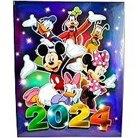 Disney Exclusive Mickey Mouse and Gang Dated 2024 Photo Album 8.5
