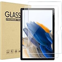 2 Pack Galaxy Tab A8 10.5 Screen Protector X200 X205 X207, Tempered Glass Screen Film Guard for Samsung Galaxy Tab A8 2022 Release 10.5 Inch SM-X200 SM-X205 SM-X207