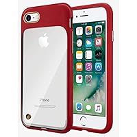 Milk and Honey Protective Mono Case Cover Apple iPhone 7 - Red / Clear