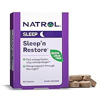Natrol Sleep N Restore Tablets, 20 Count