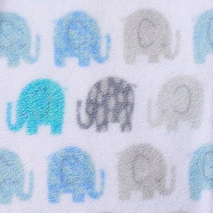 HALO Sleepsack, Micro-Fleece, Elephant Texture, Grey, Medium