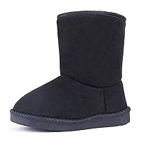 FANTURE Toddler Snow Boots for Girls Boys Winter Warm Fur Lined Kids Non Slip Outdoor Shoes (Toddler/Little Kid)