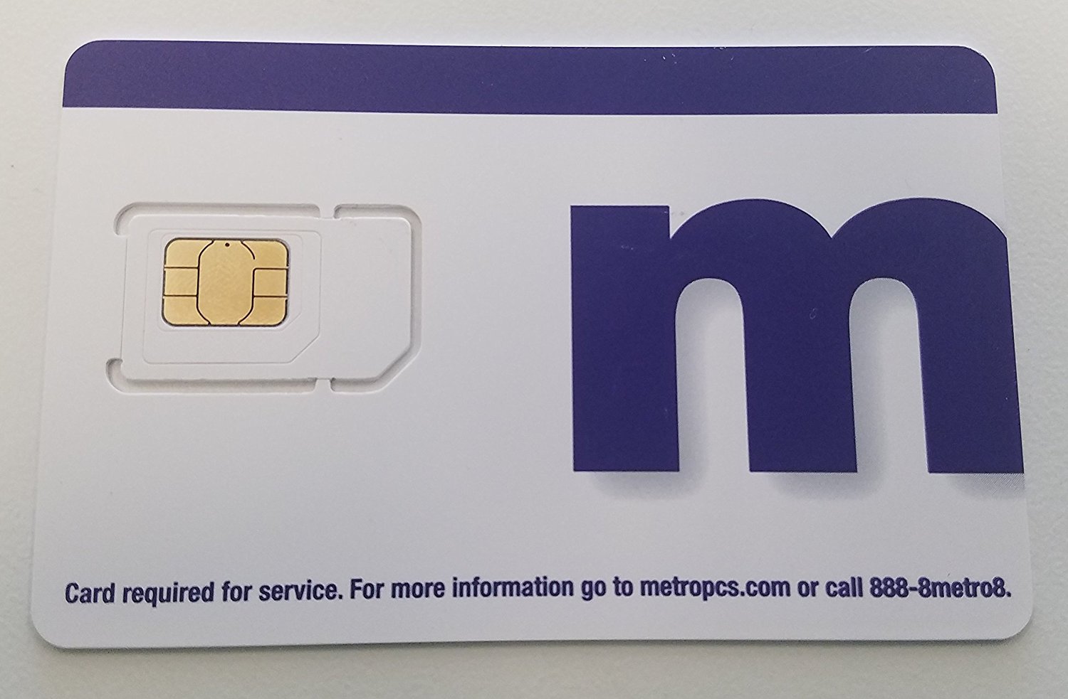 Metro PCS Try Cut SIM Card