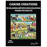 Canine Creations: 75 Artistic Dog Coloring pages