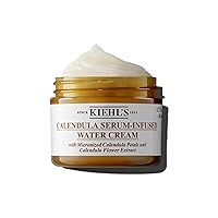 Kiehl's Calendula Serum Infused Water Cream, Soothing Gel Moisturizer for All Skin Types, Visibly Evens Skin Tone & Boosts Radiance in 1 Week, 24HR Hydration, Reduces Redness for Fresh & Radiant Skin
