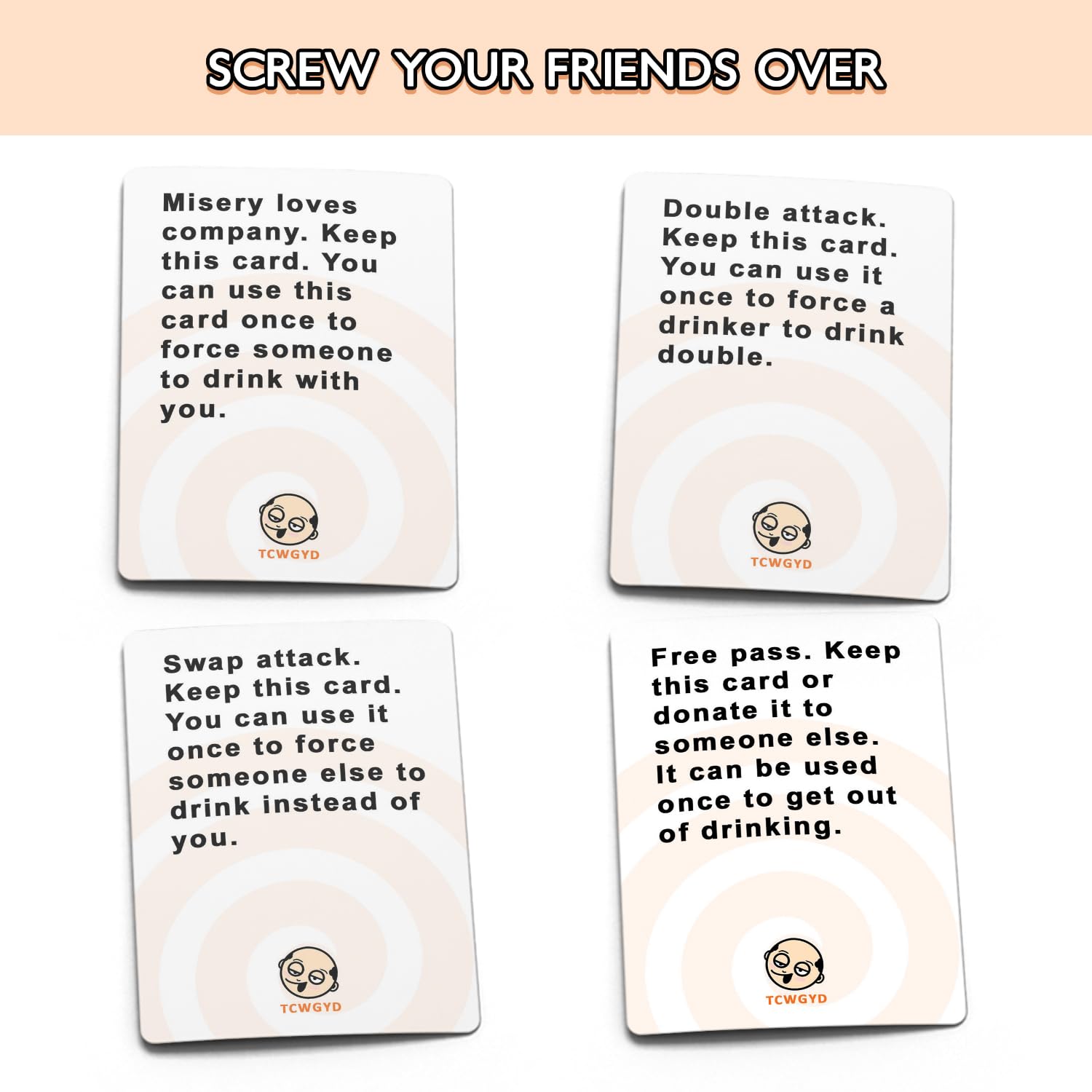 These Cards Will Get You Drunk - Fun Adult Drinking Game for Parties