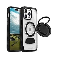 Rokform - iPhone 15 Pro Max Eagle 3 Clear Case + Magnetic Sport Ring Stand & Grip
