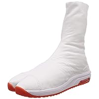 Marugo Japanese Cushioned Tabi Shoes Air Jog V 6 clasps Toe Boots Short Version