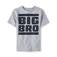 The Children's Place Boys Lil Bro Graphic Short Sleeve Tee