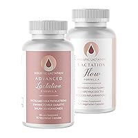 Holistic Lactation® Complete Supplement Bundle (Value Pack), Contains Organic Herbs and Probiotics to Support Milk Supply & Milk Flow, Lecithin and Fenugreek-Free