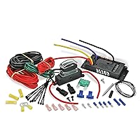 Variable Speed Controller and Relay Kit with Thread-In Temperature Sensor, Fan Controller With Temperature Probe (31163), Car Parts, Black