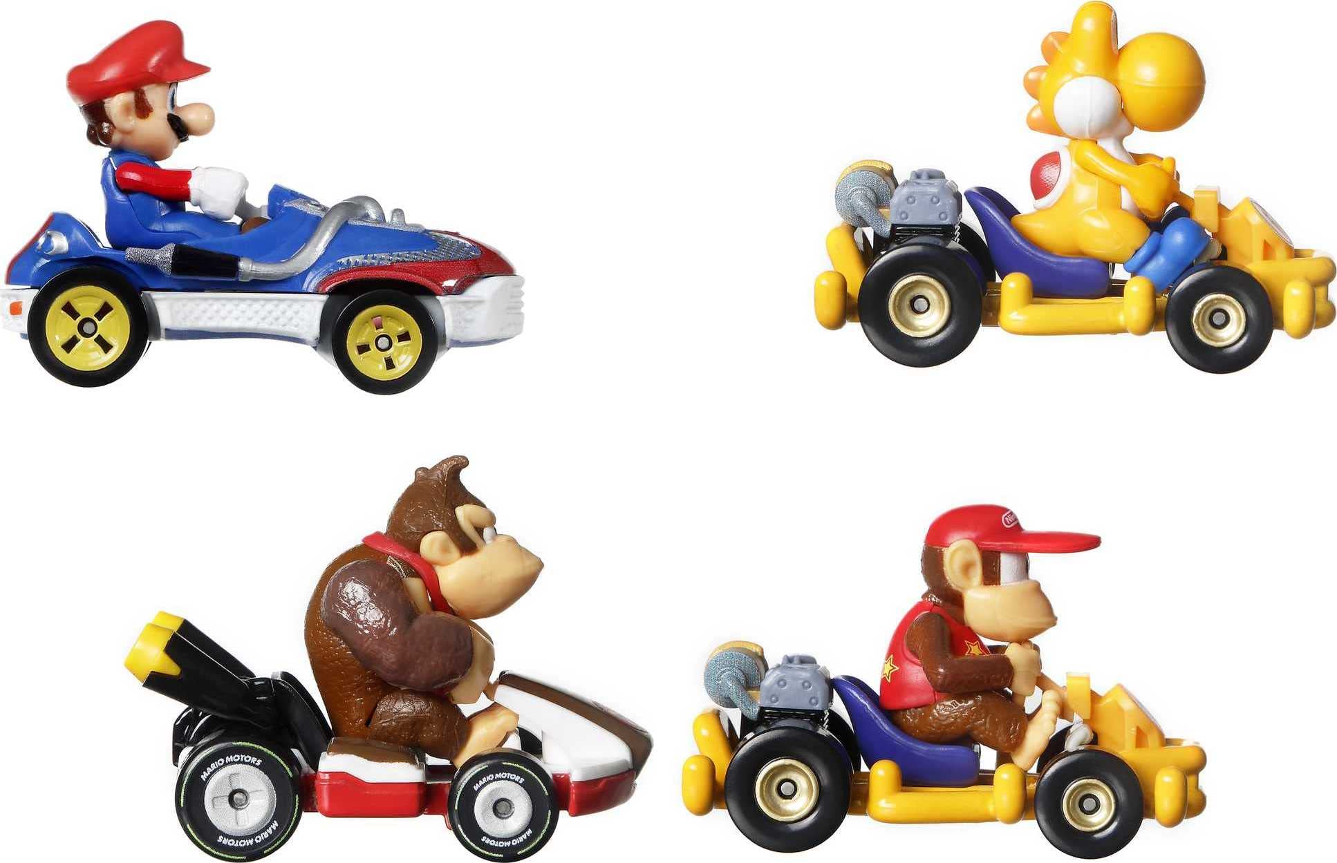 Mua Hot Wheels Mario Kart Vehicle 4 Pack Set Of 4 Fan Favorite Characters Includes 1 Exclusive 6022