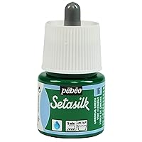 Pebeo Setasilk Silk Painting 45-Milliliter Bottle, Oriental Green
