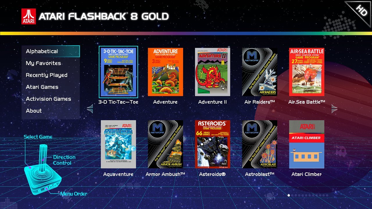 Atari Flashback 8 Gold Console Black