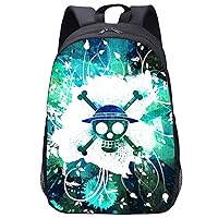 BOLAKE Classic One Piece Knapsack Novelty Anime Bookbag Casual Travel Rucksack-Waterproof Rucksack for Daily Use