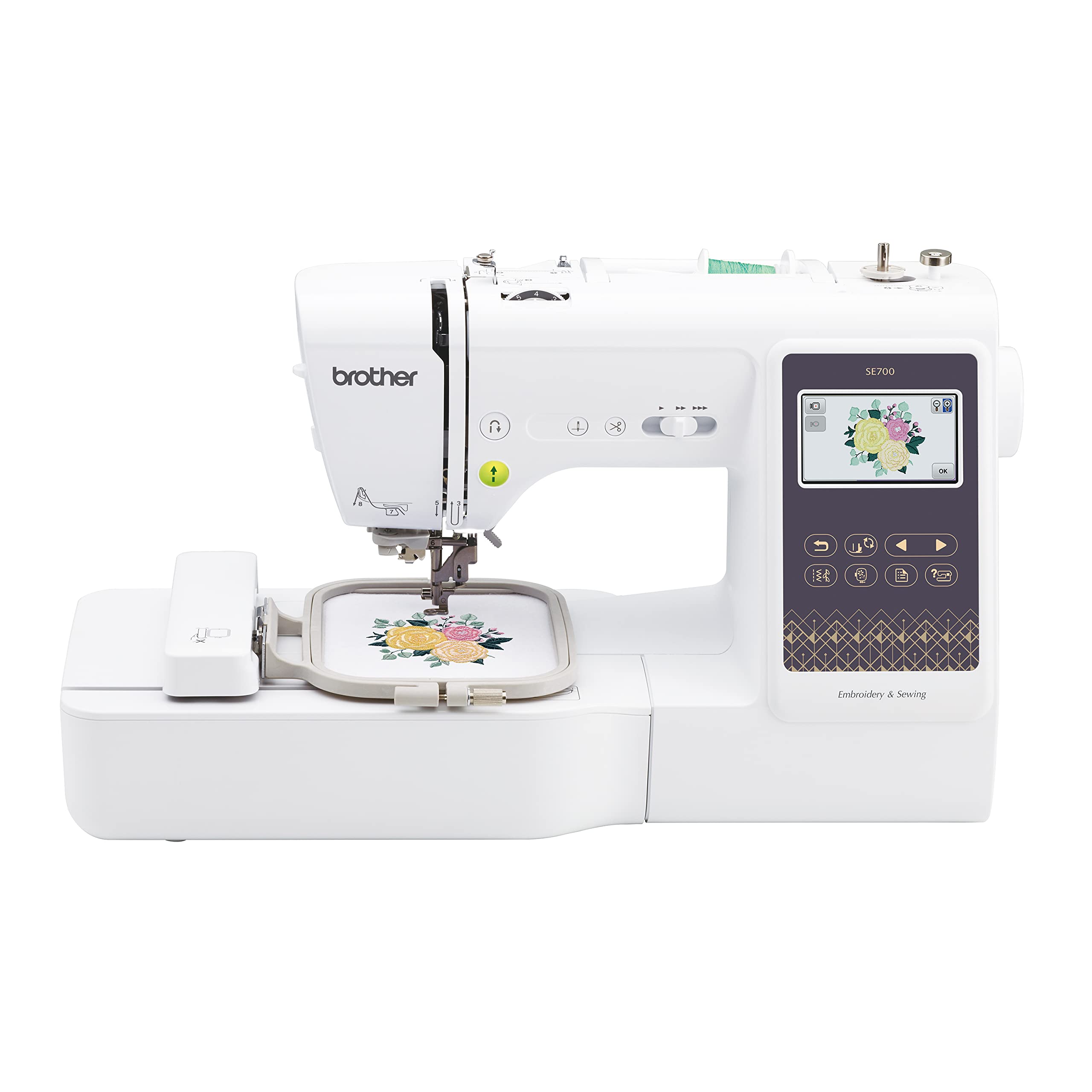 Brother SE700 Sewing and Embroidery Machine, Wireless LAN Connected, 135 Built-in Designs, 103 Built-in Stitches, Computerized, 4