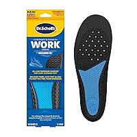 Work All-Day Superior Comfort Insoles (with) Massaging Gel, Women, 1 Pair, Trim to Fit
