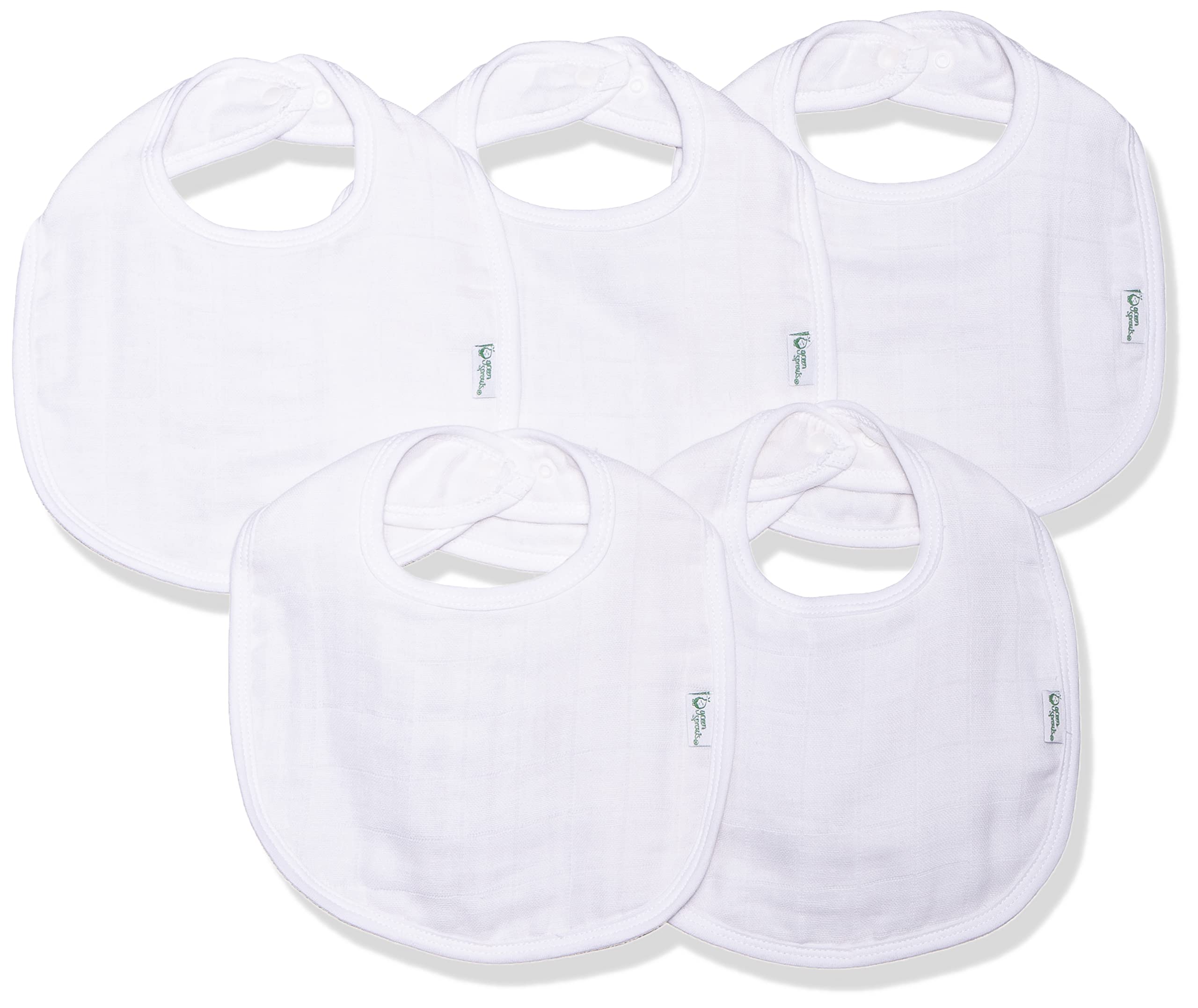 i play. by green sprouts baby-girls Bibs