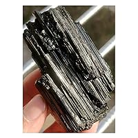 Healing Meditation 1 pc 50-280g Raw Black Tourmaline Rough Natural raw Stone for Decoration or Collection to Drive Out The Evil for Decoration, Stone Generator (Size : 700g)