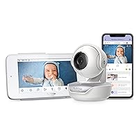Hubble Connected Nursery Pal Premium Smart Video Baby Monitor with 5