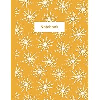 Notebook: A Bright Sparkling Style Gold Yellow College Ruled Notebook (8.5 x 11 inches) (120 pages). Notebook: A Bright Sparkling Style Gold Yellow College Ruled Notebook (8.5 x 11 inches) (120 pages). Paperback