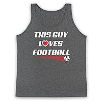 Men's This Guy Loves Football Football Slogan Tank Top Vest