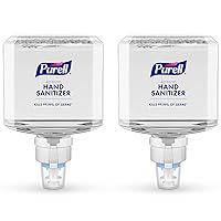 PURELL Advanced Hand Sanitizer Foam, Clean Scent, 1200 mL Refill for PURELL ES8 Automatic Hand Sanitizer Dispenser (Pack of 2) - 7753-02