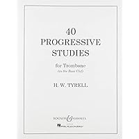 40 Progressive Studies: Trombone (Bass Clef). 40 Progressive Studies: Trombone (Bass Clef). Sheet music