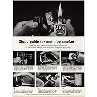 1964 Zippo: Guide for New Pipe Smokers, Zippo Print Ad