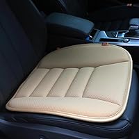 Car Seat Cushion Pad for Home Use Car Driver Seat Office Chair Memory Foam Seat Cushion(Khaki)