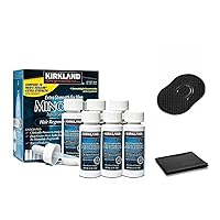 Minoxidil for Men 5% Topical Solution Extra Strength Hair Regrowth Treatment, Dropper Applicator Included (6 month supply), 6 x 2 Fl Oz Clear, With Extra Massager and 3 Syringes