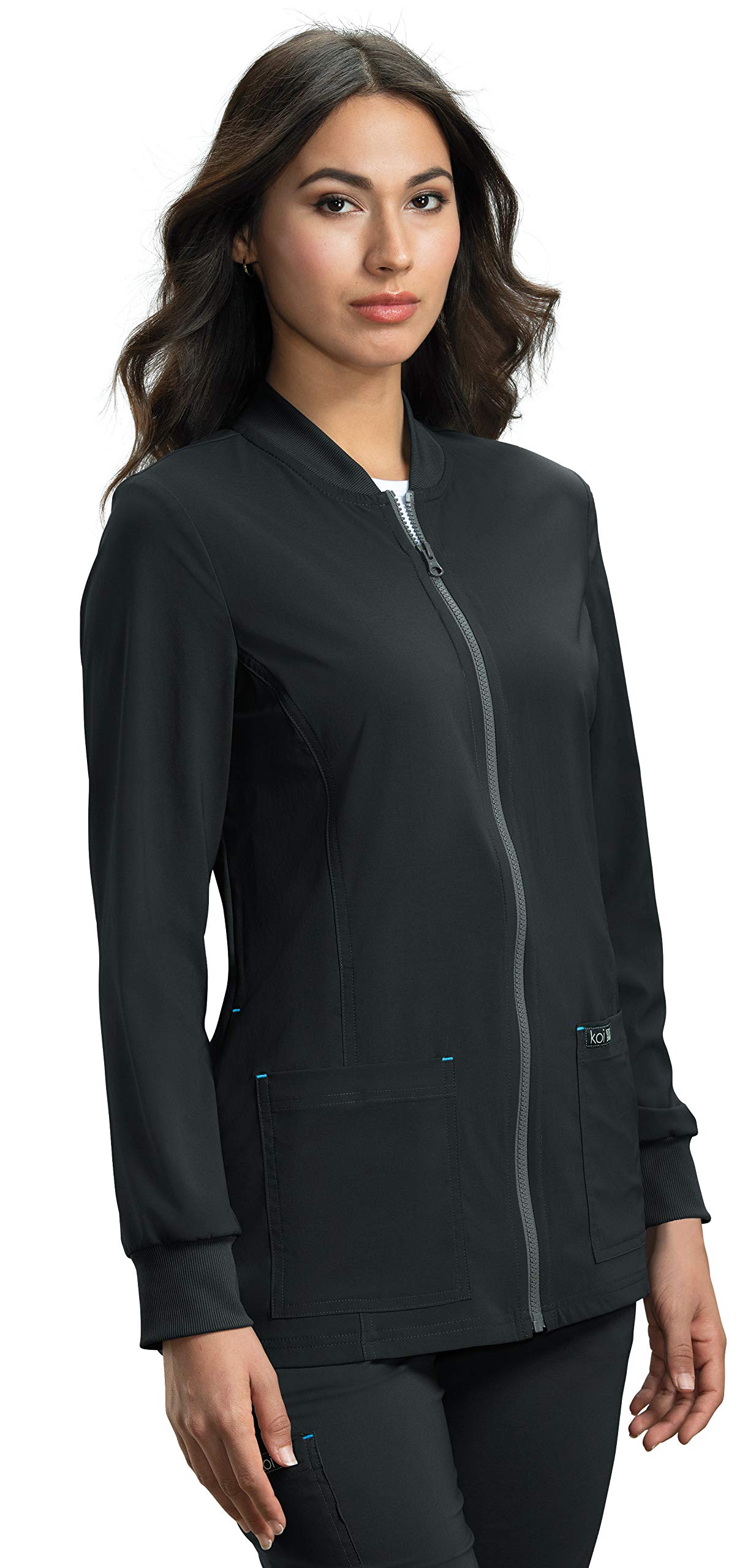 KOI Basics Ultra Comfortable Moisture-Wicking Andrea Scrub Jacket for Women