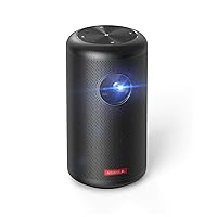 NEBULA by Anker Capsule II Mini Projector, Wi-Fi & Bluetooth, 200 ANSI Lumen 720p, Android TV 9.0, Powerful 8W Speaker, 100'' Display, 5000+ Apps, Home Theater, Portable for Movies, Indoor & Outdoor