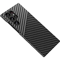 YEXIONGYAN-Slim Case for Samsung Galaxy S22ultra/S22plus/S22 Ultra Thin Carbon Fiber Texture Case Magnetic (S22,Grey)