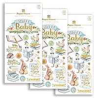 Paper House Productions Sweet Baby 3D Sticker Multipack (Pack of 3)