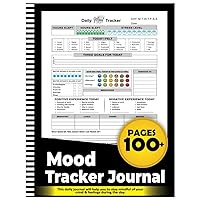 Mood Tracker Journal: Daily Mood Tracker for Mental Health, Anxiety and Depression with Prompts | Self Care Journal for Women and Girls